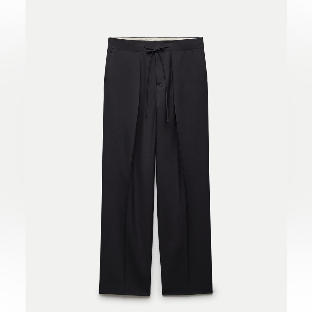 Zara pleated pants ZW collection size M